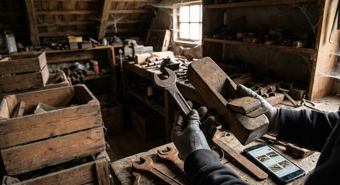 Kdo má v garáži staré nářadí po dědovi? Sběratelé nářadí za něj dnes nabízejí neuvěřitelné sumy