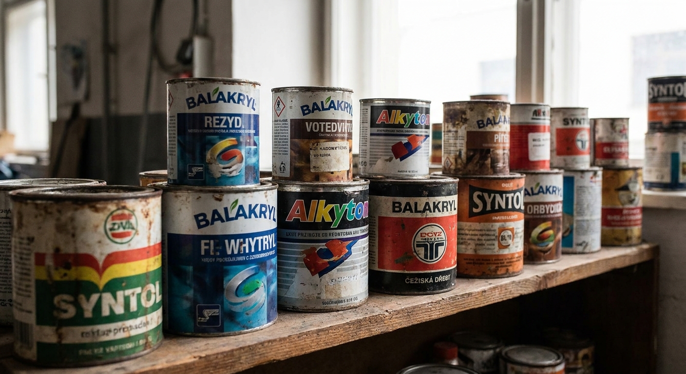 Kdo má v garáži staré plechovky od barev? Sběratelé techniky za ně dnes nabízejí velké sumy