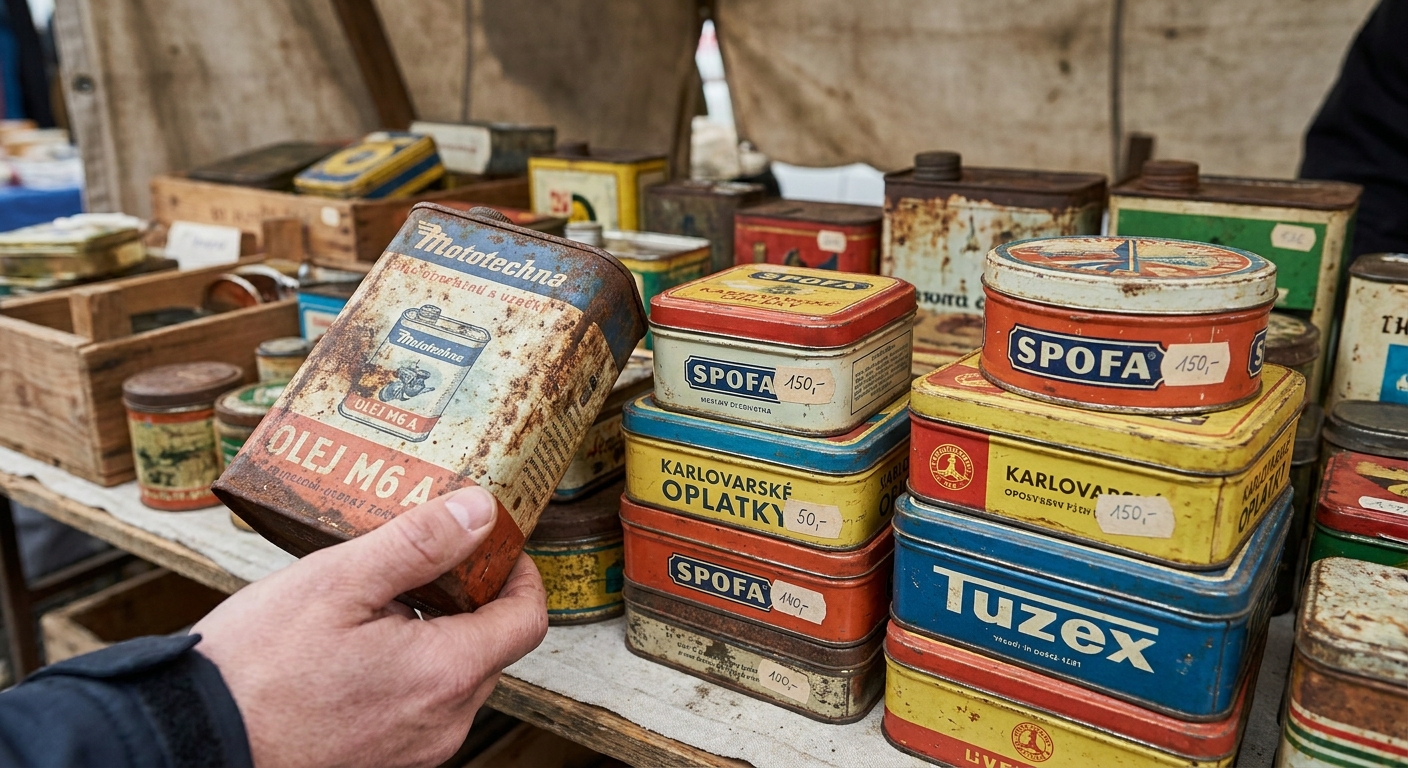 Kdo má v garáži staré plechovky od barev? Sběratelé techniky za ně dnes nabízejí velké sumy