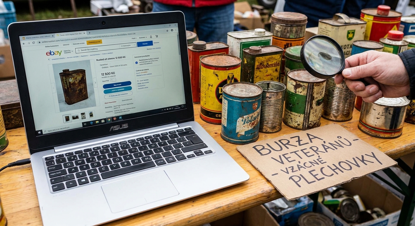 Kdo má v garáži staré plechovky od maziva? Sběratelé techniky za ně dnes nabízejí velké sumy