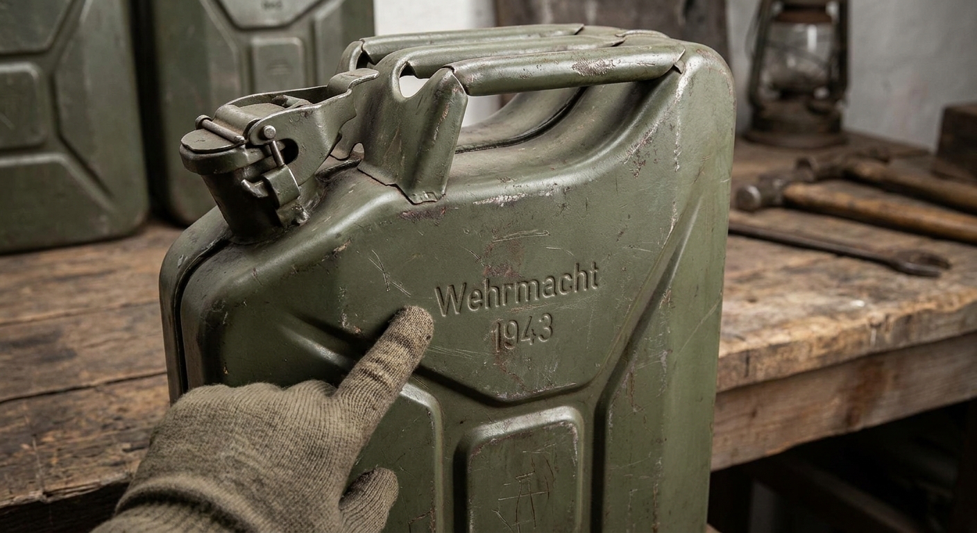 Kdo má v garáži tento starý typ plechového kanystru, získal jackpot. Milovníci veteránů za něj dají cokoli