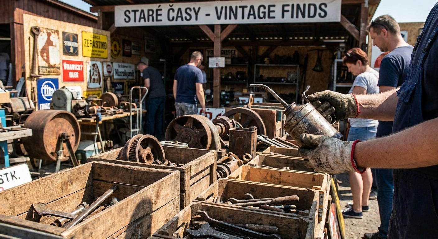 Kdo má v garáži tyto staré kanystry nebo nářadí? Sběratelé retra teď vyhledávají právě tyto věci
