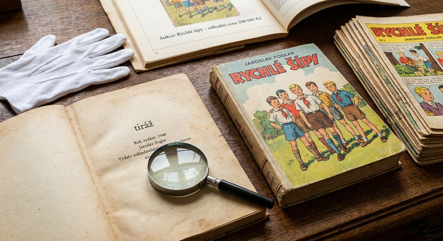 Kdo má v knihovně první vydání Rychlých šípů? Možná vlastníte poklad, za který sběratelé dají statisíce