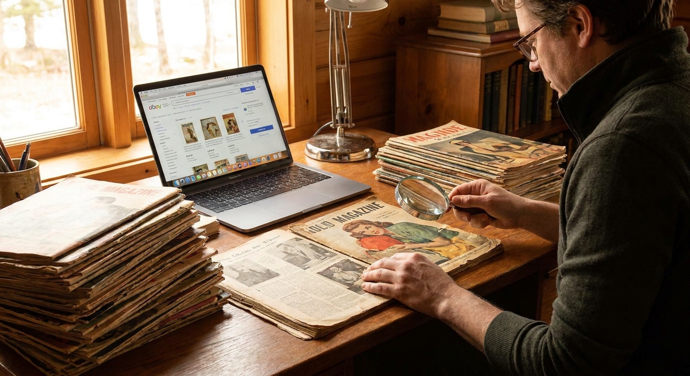 Kdo má v knihovně tyto staré dětské časopisy, může si mnout ruce. Některá čísla mají hodnotu tisíců