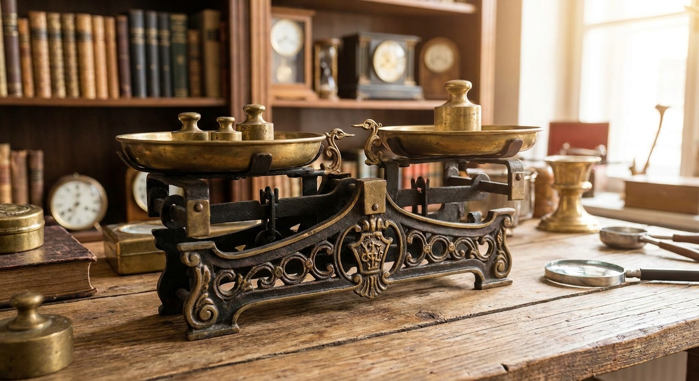 Kdo má v komoře tuhle starou mechanickou váhu, může slavit. Sběratelé za funkční kusy nabízejí desítky tisíc