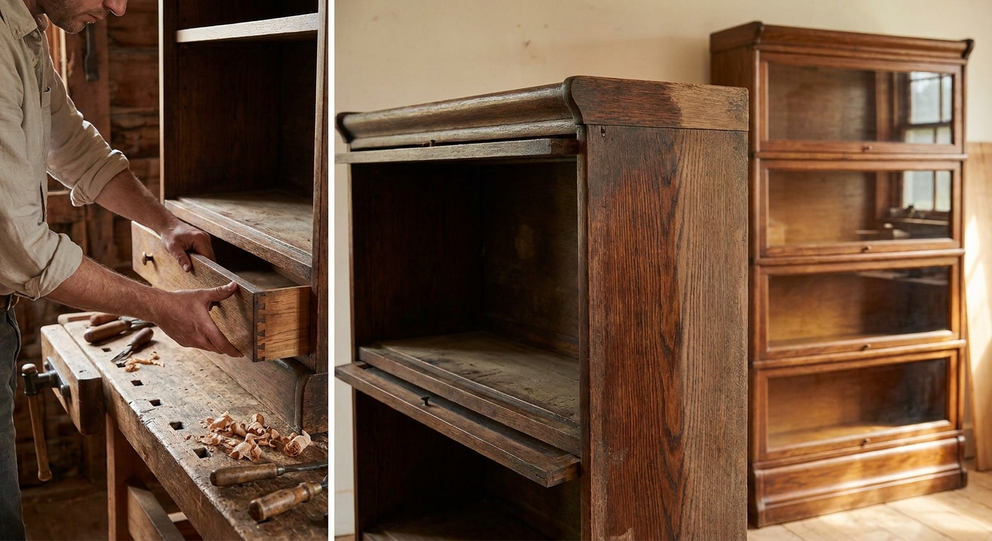 Kdo má v obýváku tuhle starou knihovnu z masivu? Sběratelé nábytku ji teď vyhledávají a dělají z ní skvosty