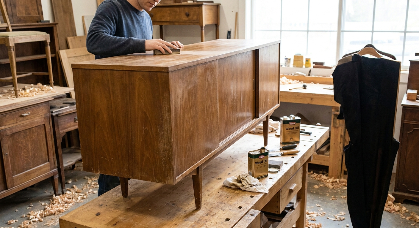 Kdo má v obýváku tuhle starou stěnu z masivu? Sběratelé nábytku ji teď vykupují a dělají z ní designové kousky