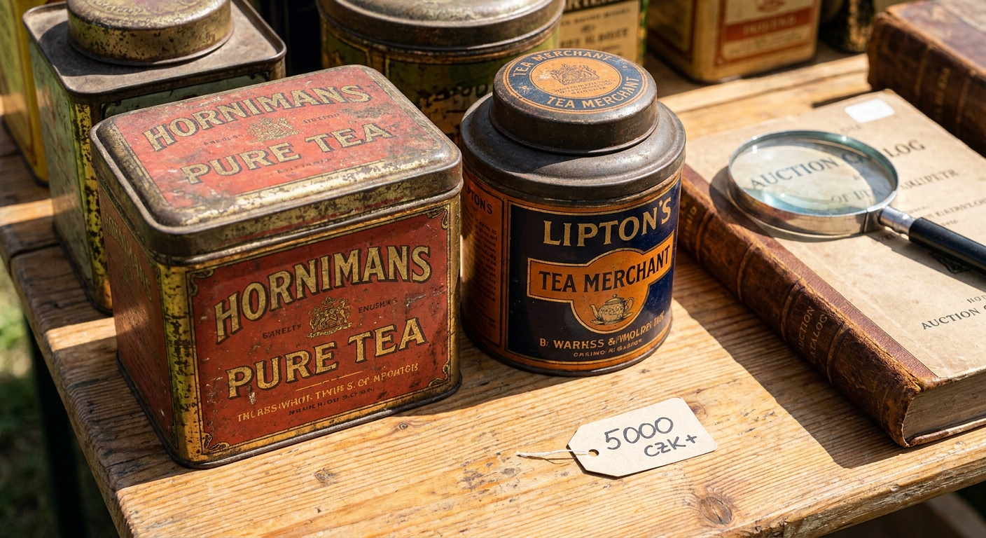Kdo najde doma tuhle starou plechovou krabičku od čaje, dostane od sběratelů 5 000 Kč