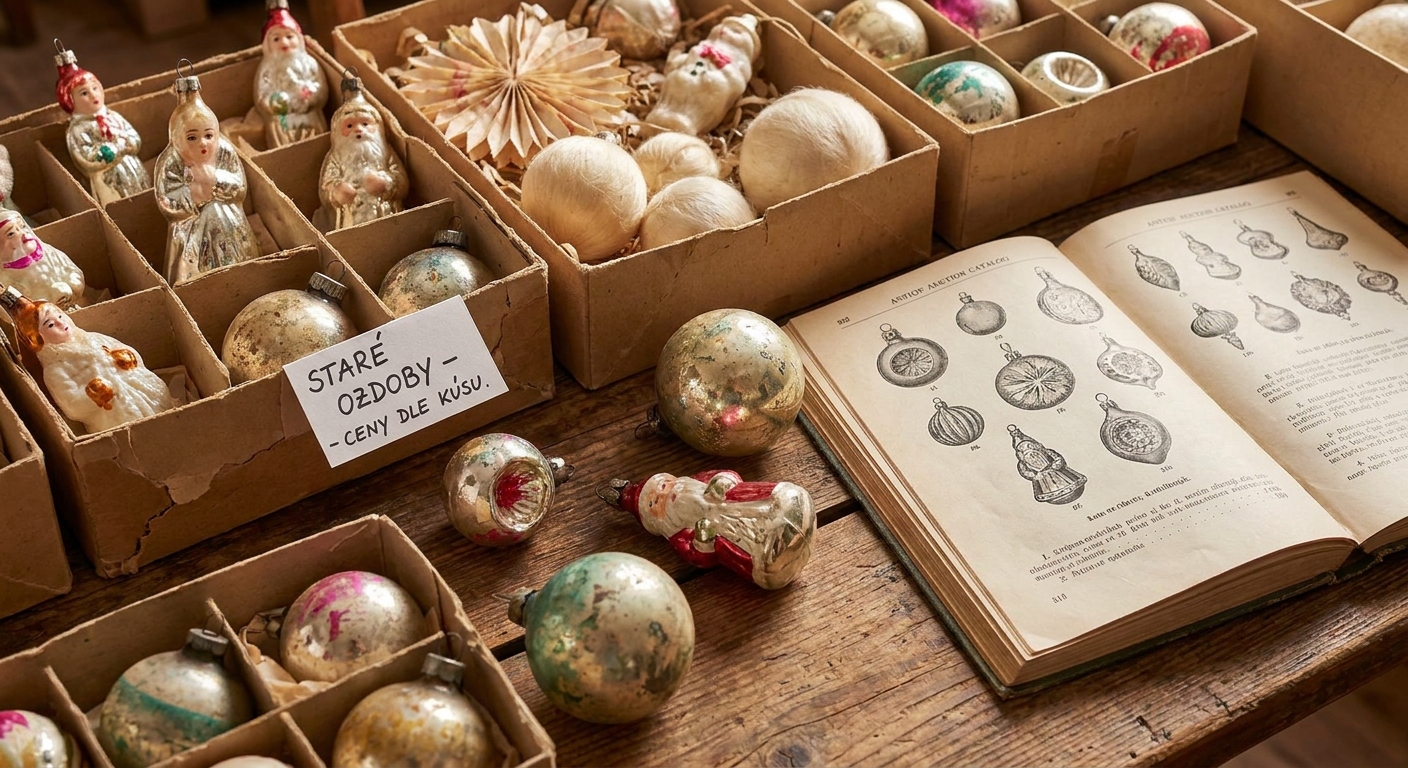 Kdo najde na půdě tyto staré vánoční figurky z foukaného skla, má doma poklad, o kterém netušil