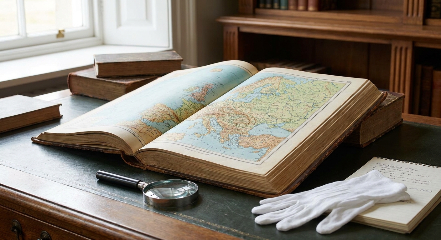 Kdo najde v knihovně starý atlas světa z 50. let? Sběratelé teď tyto mapy vykupují za tisíce korun
