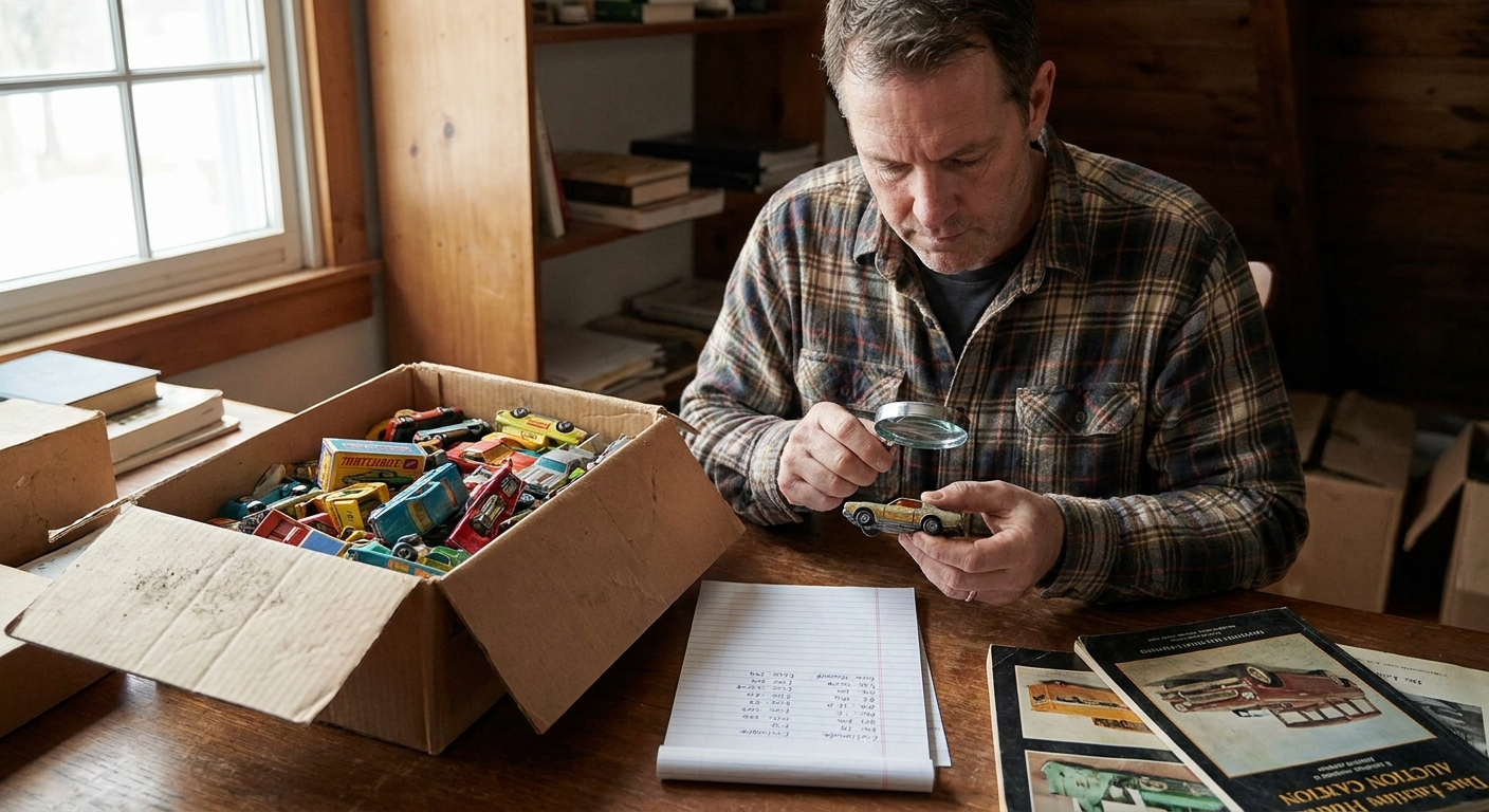 Kdo najde v krabici staré angličáky, může být v balíku. Některé modely autíček stojí víc než ty skutečné