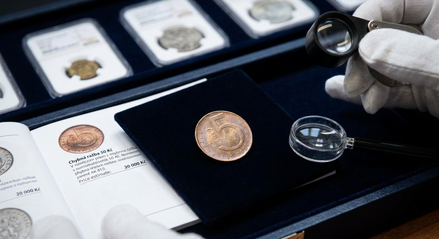 Kdo najde v peněžence starou padesátikorunu s touto grafickou vadou, má v kapse 20 000 Kč
