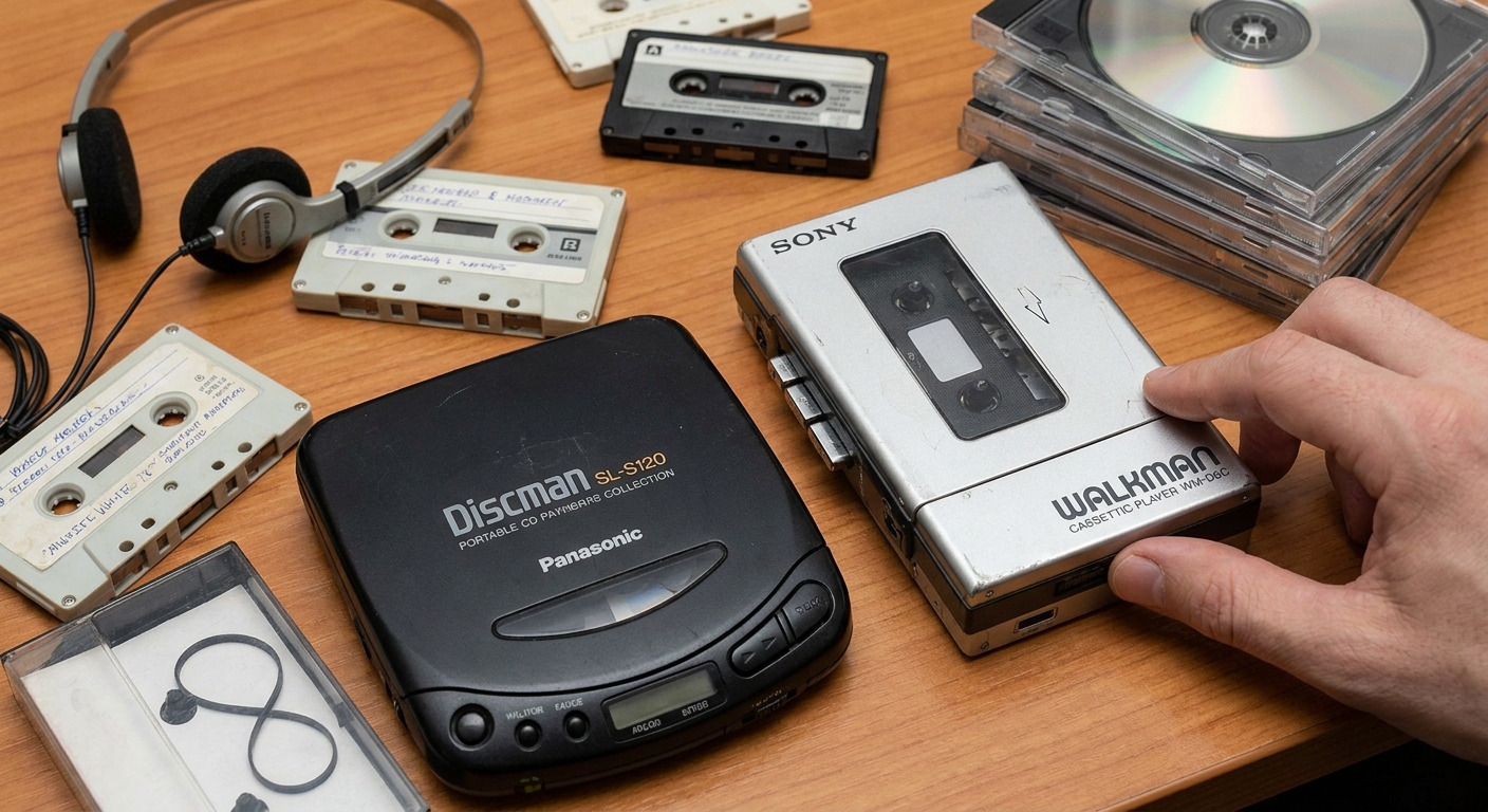 Kdo najde v šuplíku starý walkman nebo discman? Sběratelé teď vykupují funkční kusy za ceny nových mobilů