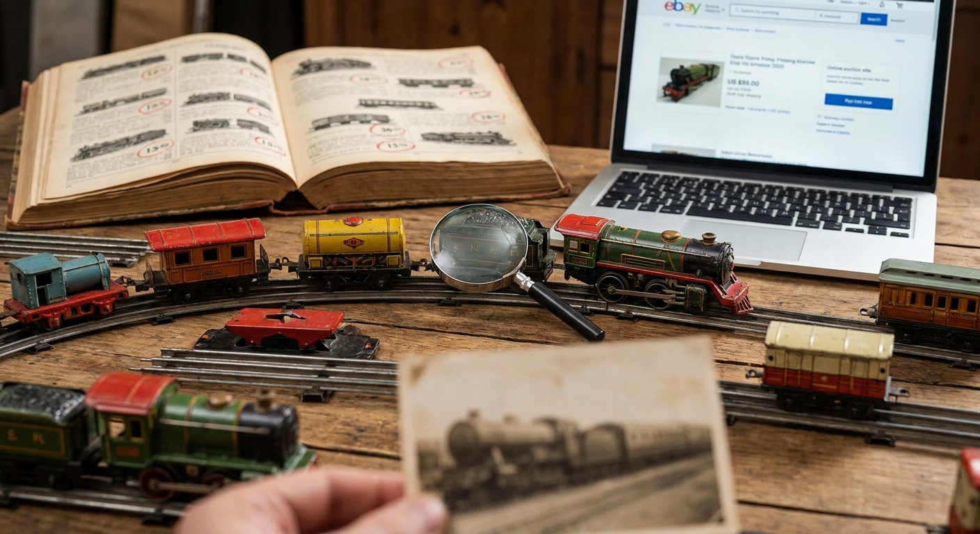 Kdo najde ve sklepě tyto staré plechové vláčky, vyhrál jackpot. Sběratelé za funkční sadu nabízejí 80 000 Kč