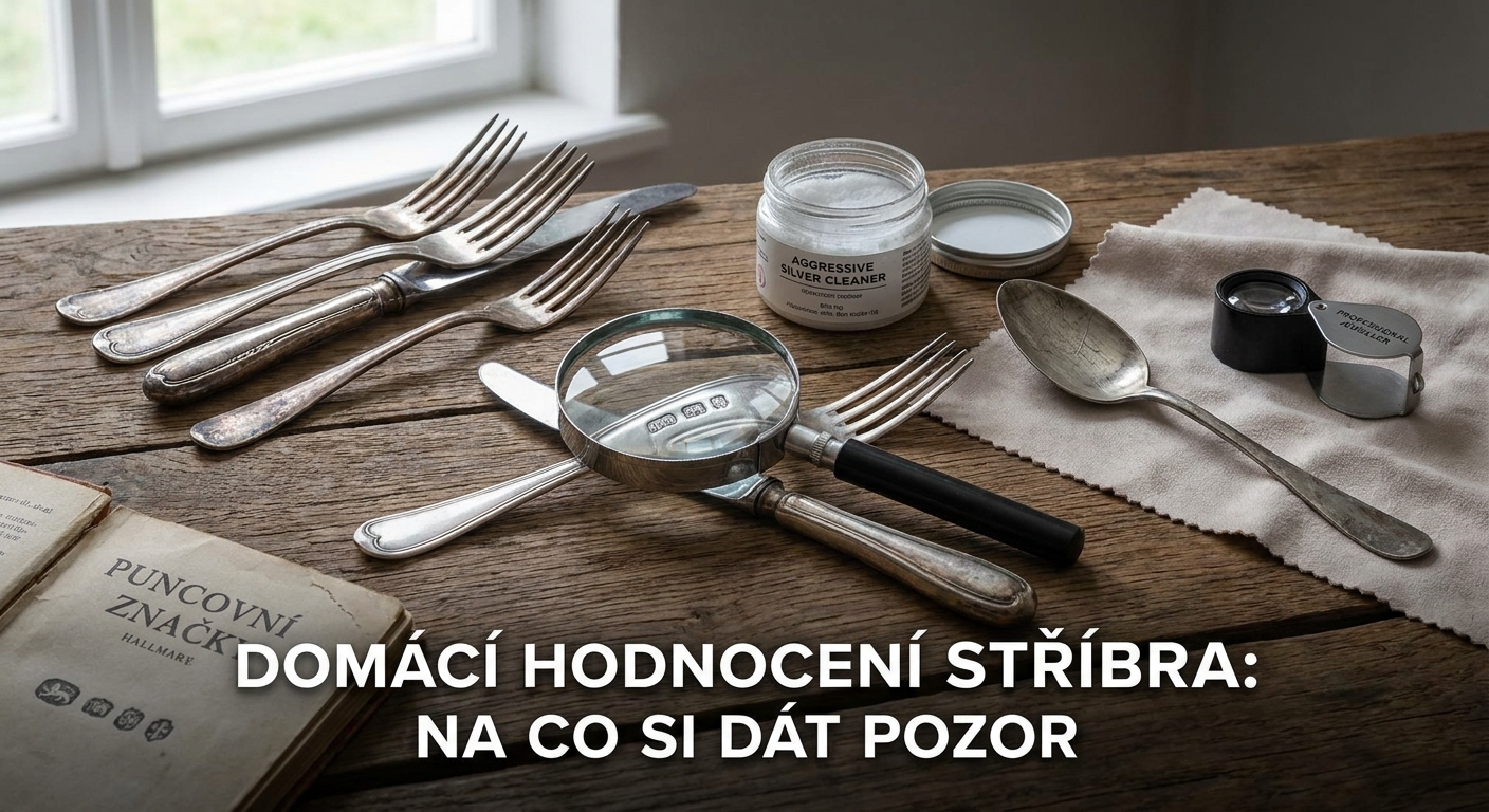 Kdo vlastní tuto starou sadu vidliček po prababičce? Pokud mají tento punc, mají cenu vašeho auta