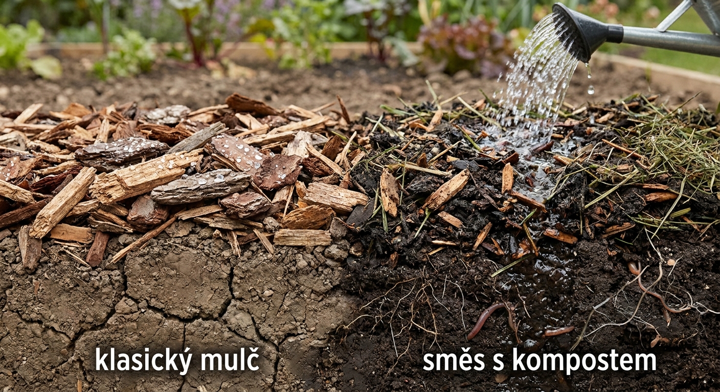 Klasické mulčovací stromů je minulostí. Zahradníci začali používat tuto směs, která drží vláhu celou sezónu