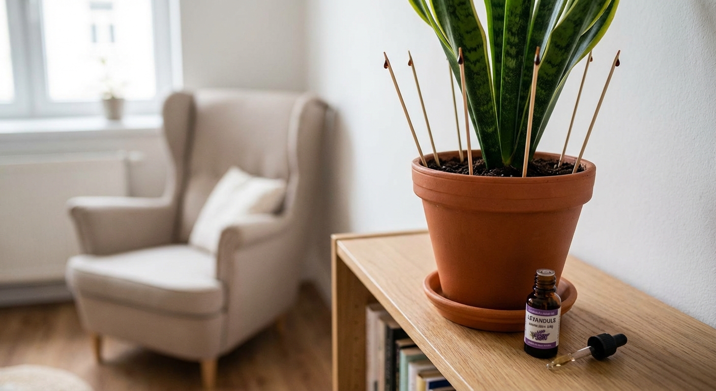 Konec drahých osvěžovačů vzduchu. Stačí zapíchnout tohle do květináče a celý byt bude vonět jako v lázních