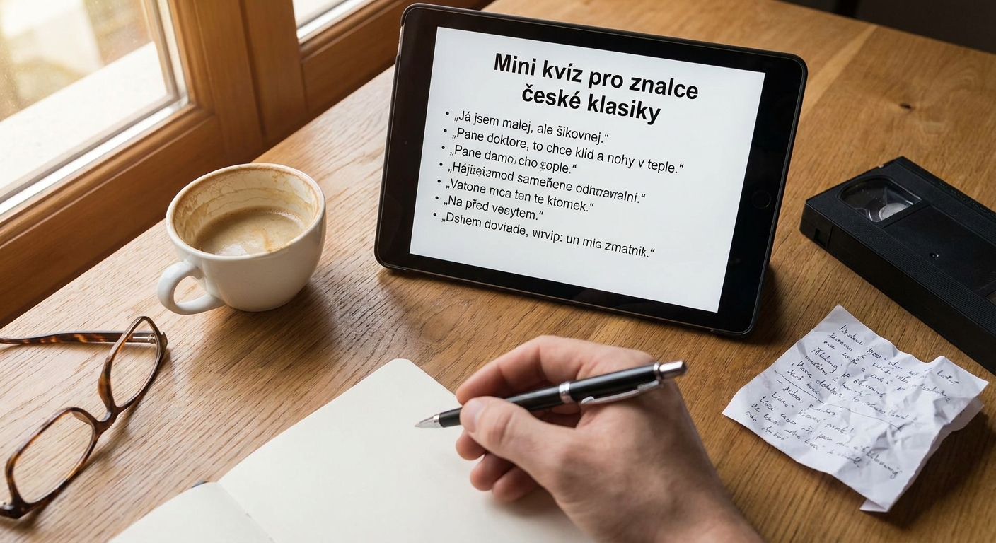 KVÍZ: Poznáte staré české filmy podle jedné věty? Jen opravdoví znalci dají plný počet bodů