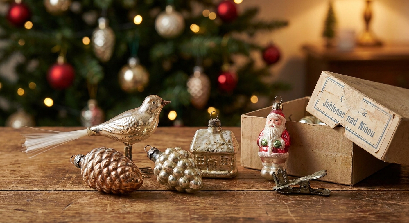 Máte doma staré vánoční ozdoby z foukaného skla? Tyto barvy a tvary mají dnes hodnotu luxusní dovolené