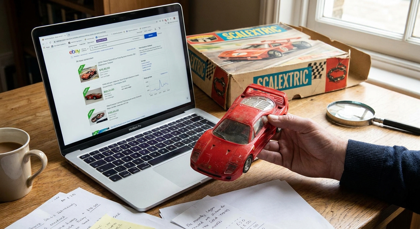 Máte tuhle starou autodráhu po tátovi? Sběratelé za zachovalé kousky platí částky, které vám zaplatí nájem