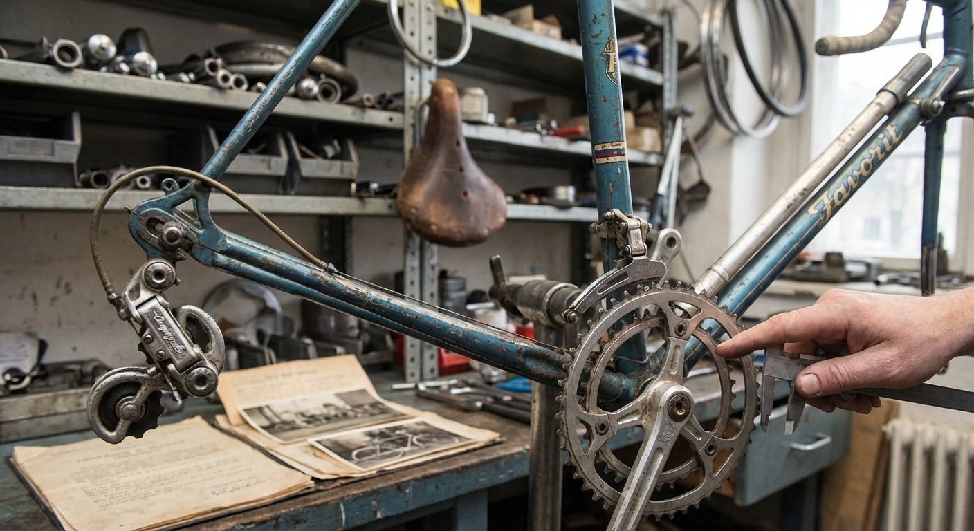 Máte v garáži staré kolo Favorit? Pokud má tento specifický rám, v rukou držíte cenu ojetého auta