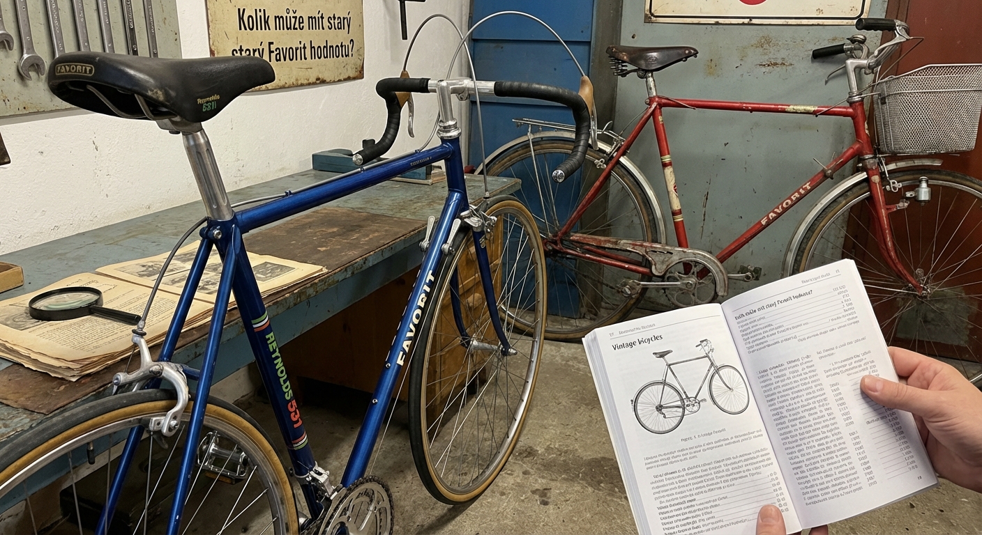 Máte v garáži staré kolo Favorit? Pokud má tento specifický rám, v rukou držíte cenu ojetého auta