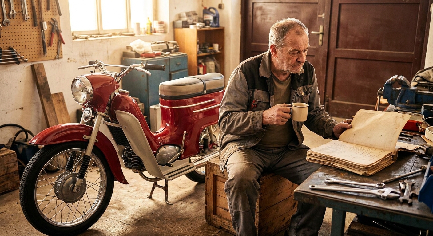 Máte v garáži starou motorku Pionýr? Její cena v posledním roce vyletěla o 300 % nahoru