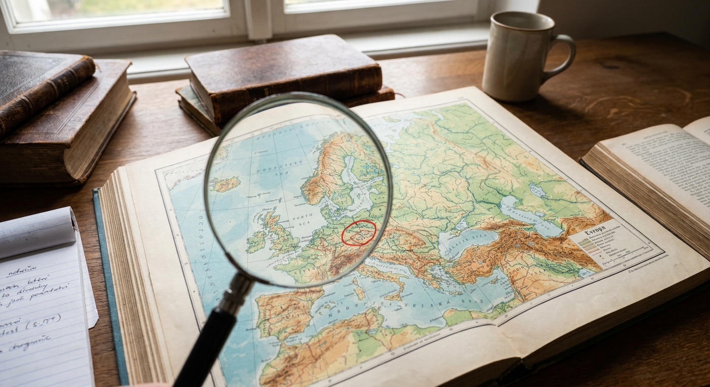 Máte v knihovně starý atlas světa z roku 1975? Pokud obsahuje tuto tiskovou chybu, dostanete za něj balík