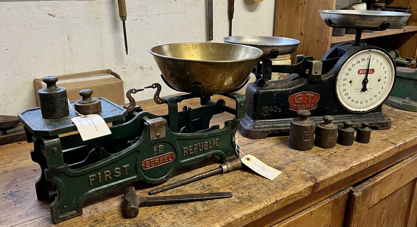 Máte v kuchyni tuhle starou váhu? Její cena na aukcích vyletěla nahoru, lidé za ni platí tisíce