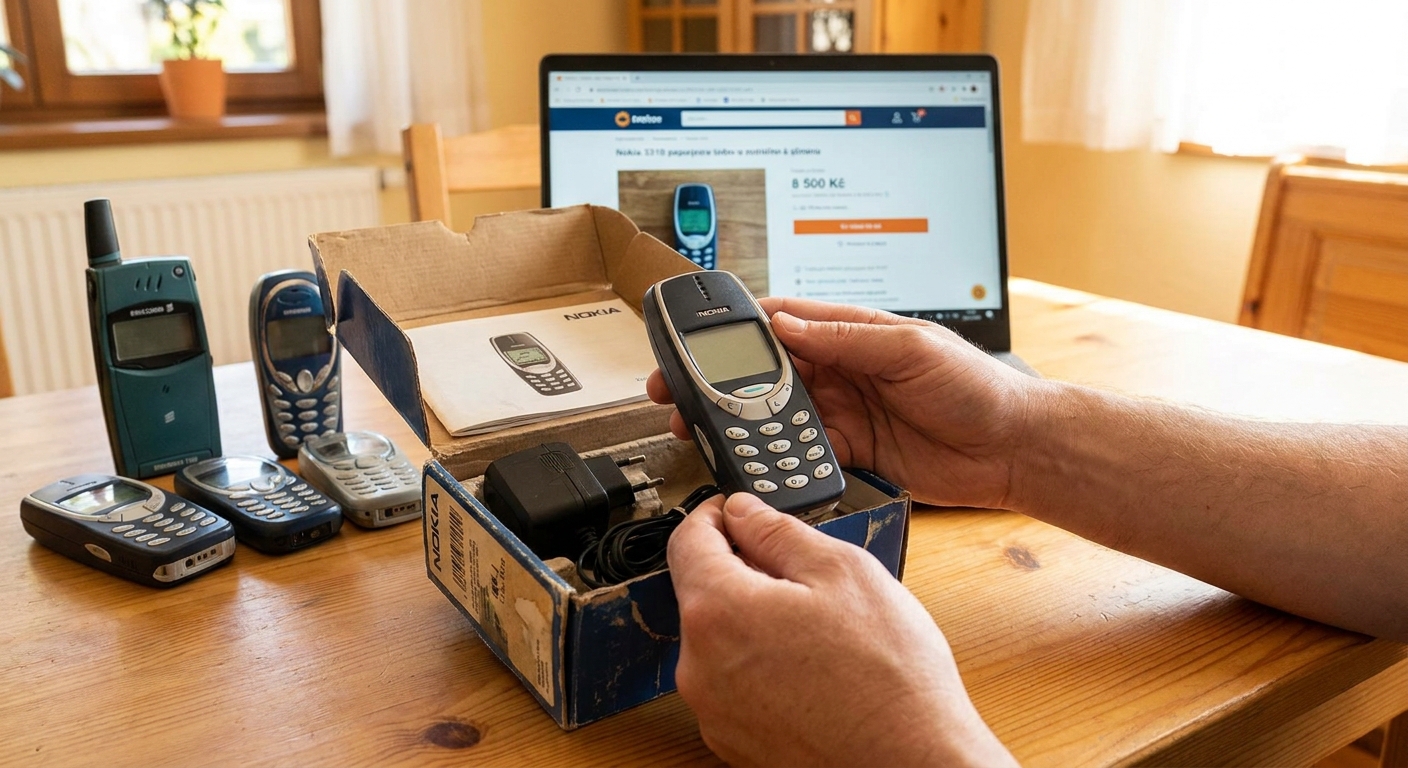 Máte v šuplíku starý mobilní telefon se zakulacenou anténou? Sběratelé za tyto první modely platí 12 000 Kč