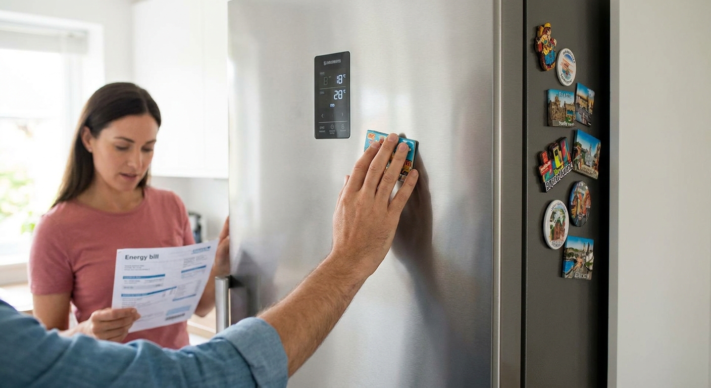 Magnety na lednici sundejte ještě dnes. Odborníci varují před vlivem na elektroniku a spotřebu energie