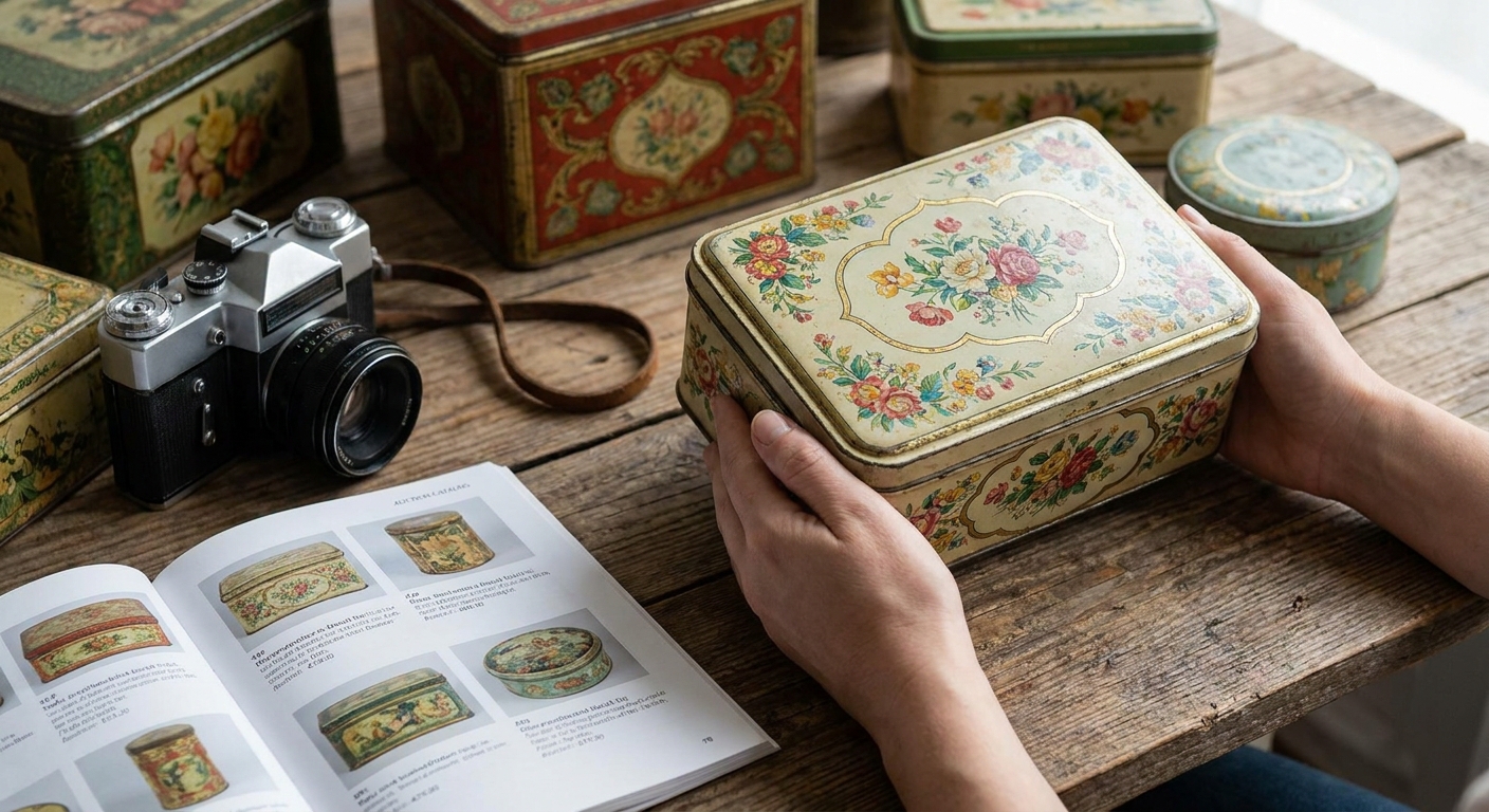 Našli jste ve sklepě staré plechové krabice od cukroví? Pokud mají tento konkrétní motiv, držíte v ruce malé jmění