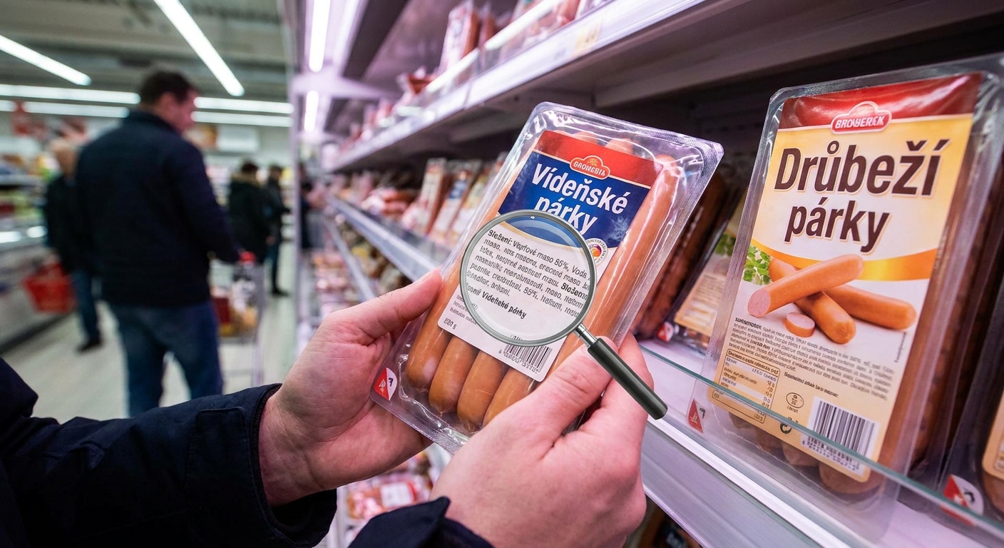 Nejhorší drůbeží párky z pultu. Tváří se poctivě, ale masa je v nich méně než v levné konzervě
