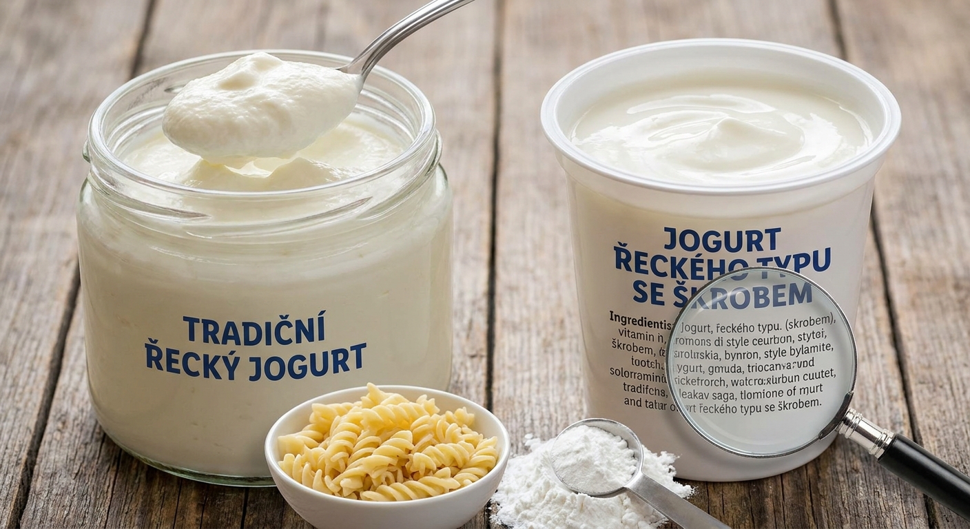 Nejhorší řecký jogurt z regálu. Působí dietně, ale obsahuje víc škrobu než průměrná porce těstovin