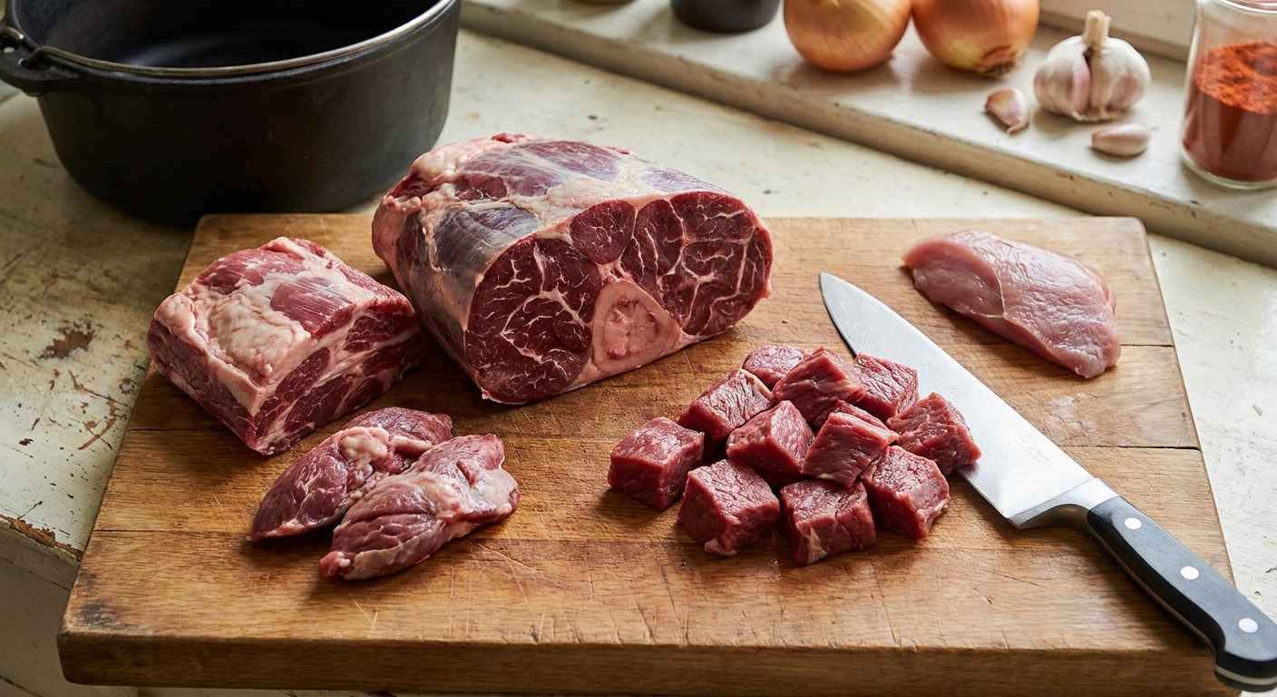 Nejhorší hovězí maso na guláš. Vyhněte se tomuto kousku v regálu, jinak bude maso tuhé i po třech hodinách