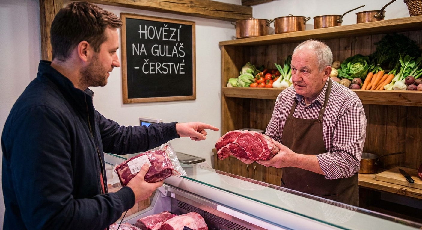 Nejhorší hovězí maso na guláš. Vyhněte se tomuto kousku v regálu, jinak bude maso tuhé i po třech hodinách