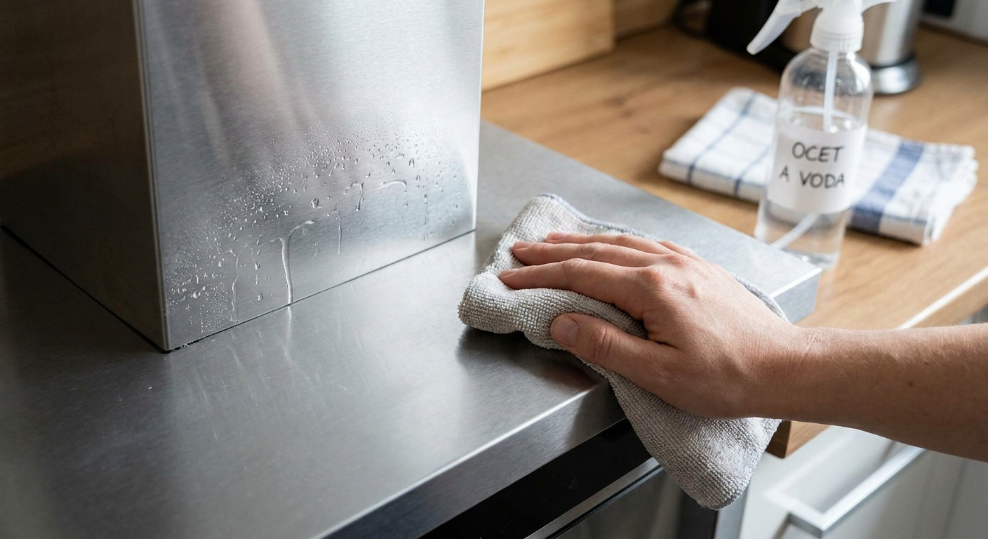 Nejhorší čistič na nerezové povrchy. Zanechává šmouhy, které nejdou ničím odstranit