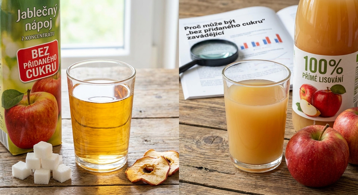 Nejhorší jablečný džus ze supermarketu. Vypadá zdravě, ale po testu v něm našli víc chemie než v limonádě