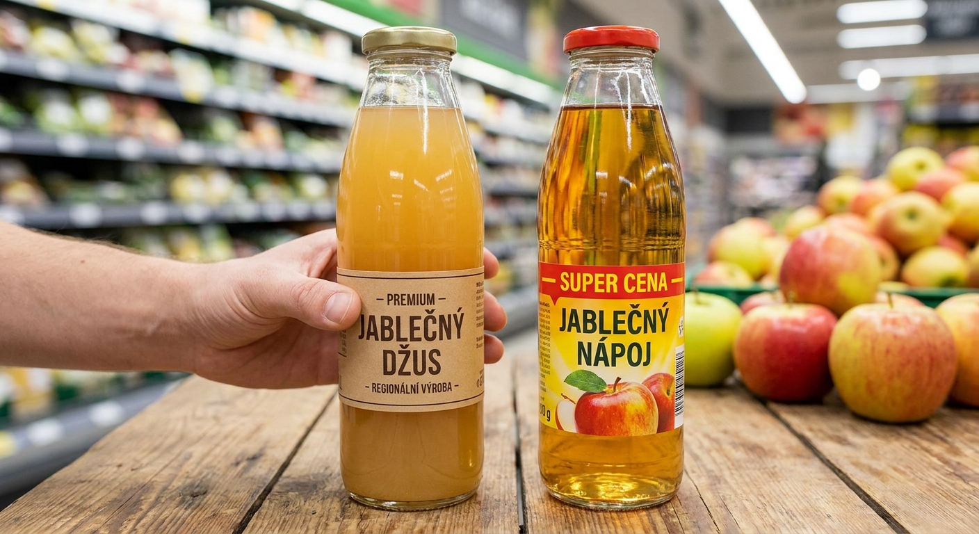 Nejhorší jablečný džus ze supermarketu. Vypadá zdravě, ale po testu v něm našli víc chemie než v limonádě