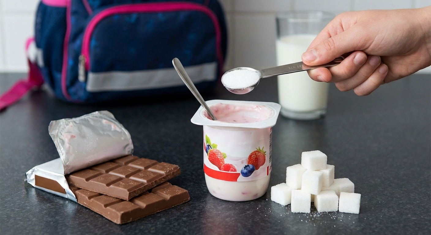 Nejhorší jogurt pro děti. Tváří se jako vitamínová bomba, ale cukru má víc než tabulka čokolády