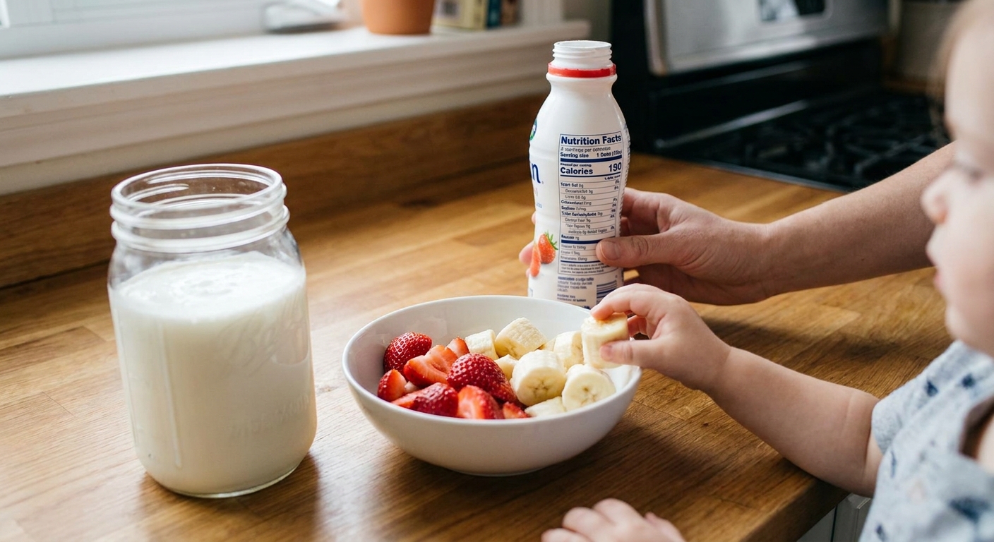 Nejhorší jogurtové pití pro děti. Tváří se jako zdravá svačinka, ale cukru má víc než limonáda