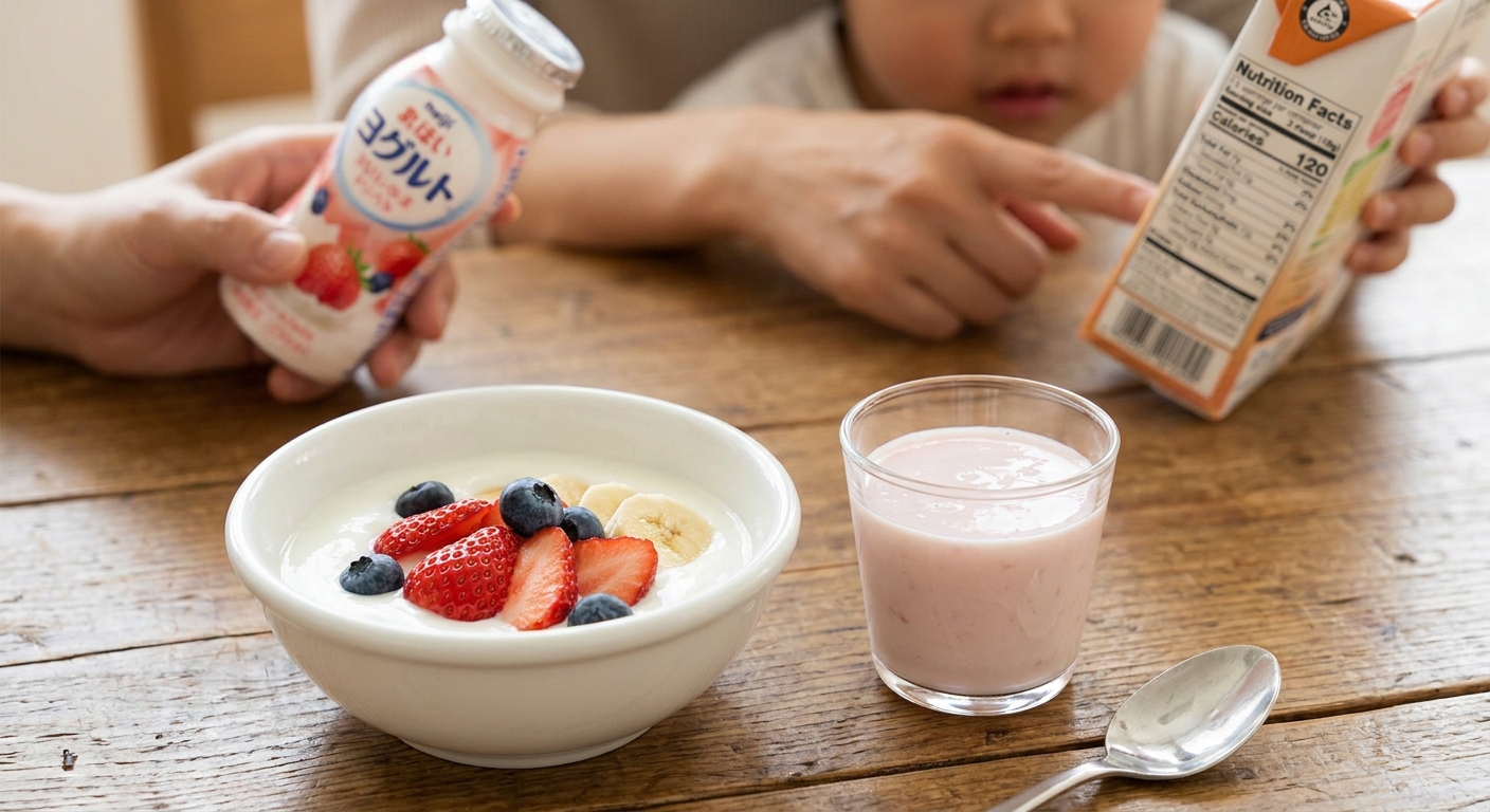 Nejhorší jogurtové pití pro školáky. Tváří se zdravě, ale cukru má víc než sklenice kofoly