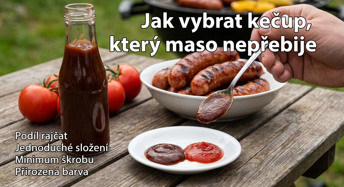 Nejhorší kečup pro grilování. Obsahuje tolik škrobu a barviv, že chuť masa úplně přebije