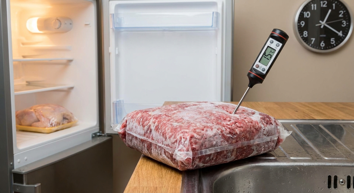 Nejhorší způsob, jak rozmrazovat maso. Pokud to děláte takto, koledujete si o vážné zdravotní potíže