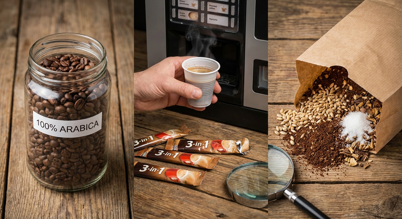 Největší podvod na milovníky kávy. To, co pijete ráno, často s kávou nemá nic společného