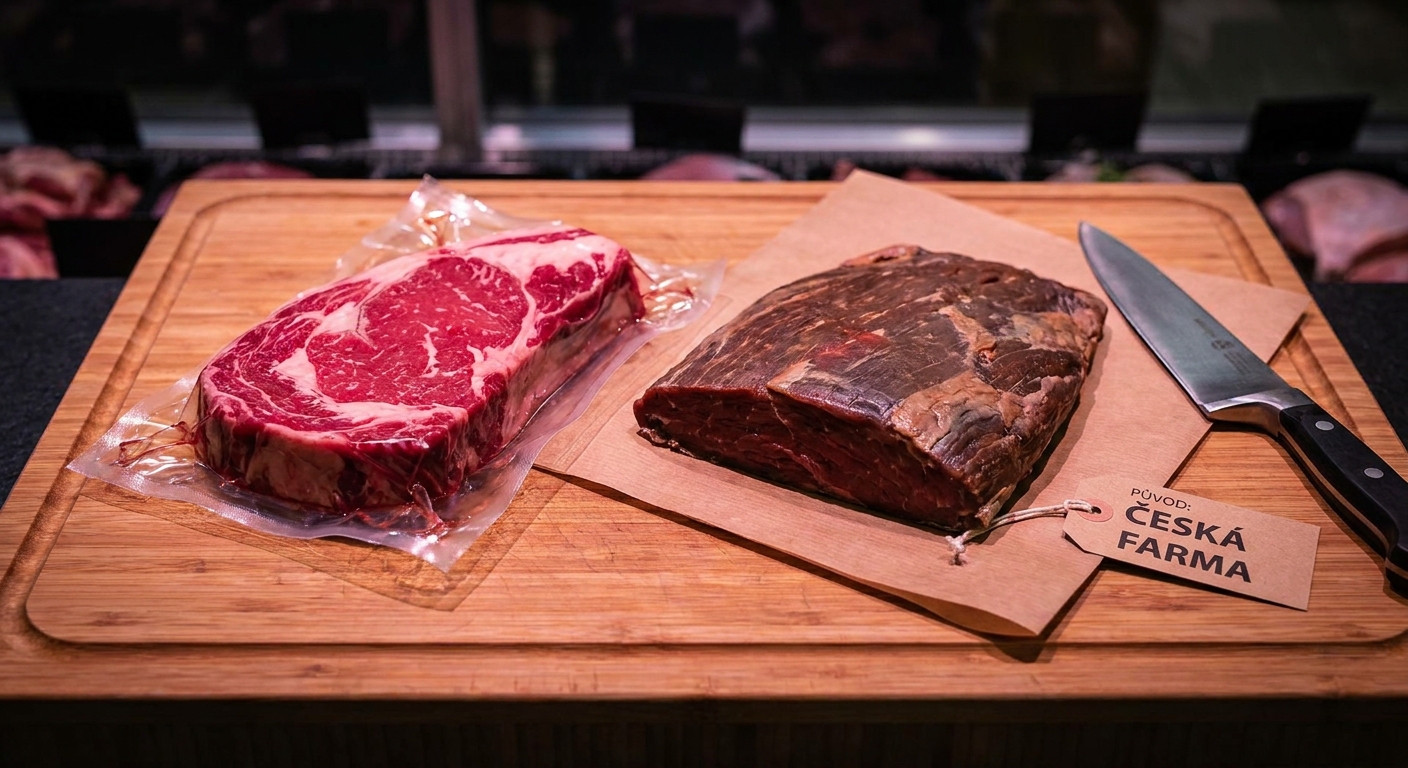 Největší podvod s „čerstvým“ masem. Pokud v obchodě uvidíte tuto barvu, maso je staré a jen chemicky ošetřené