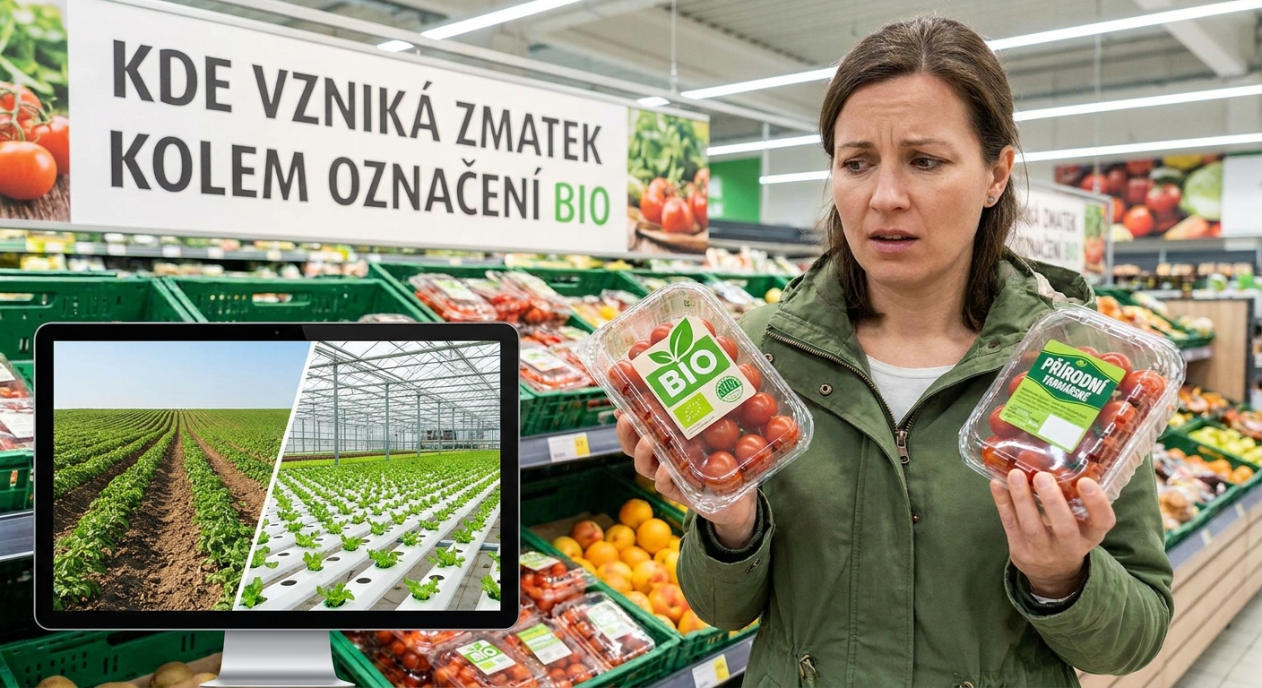 Největší podvod v oddělení zeleniny. Tato „bio“ rajčata rostou v roztoku a slunce v životě neviděla