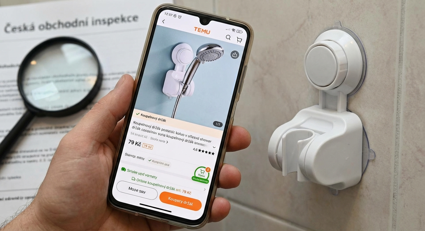 Stylish shower setup with chrome fixtures and clean white tiles.