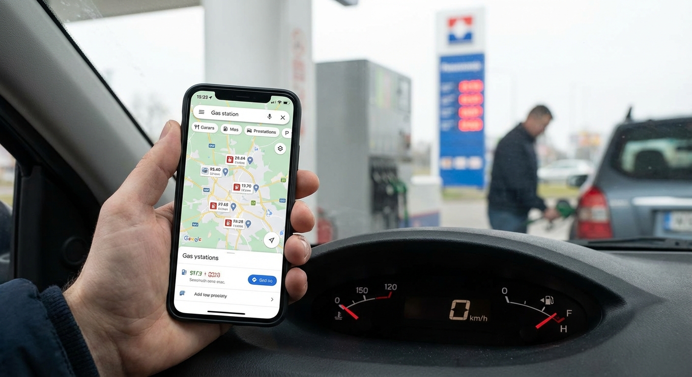 Detailed view of a gas pump showing price and octane level 87.