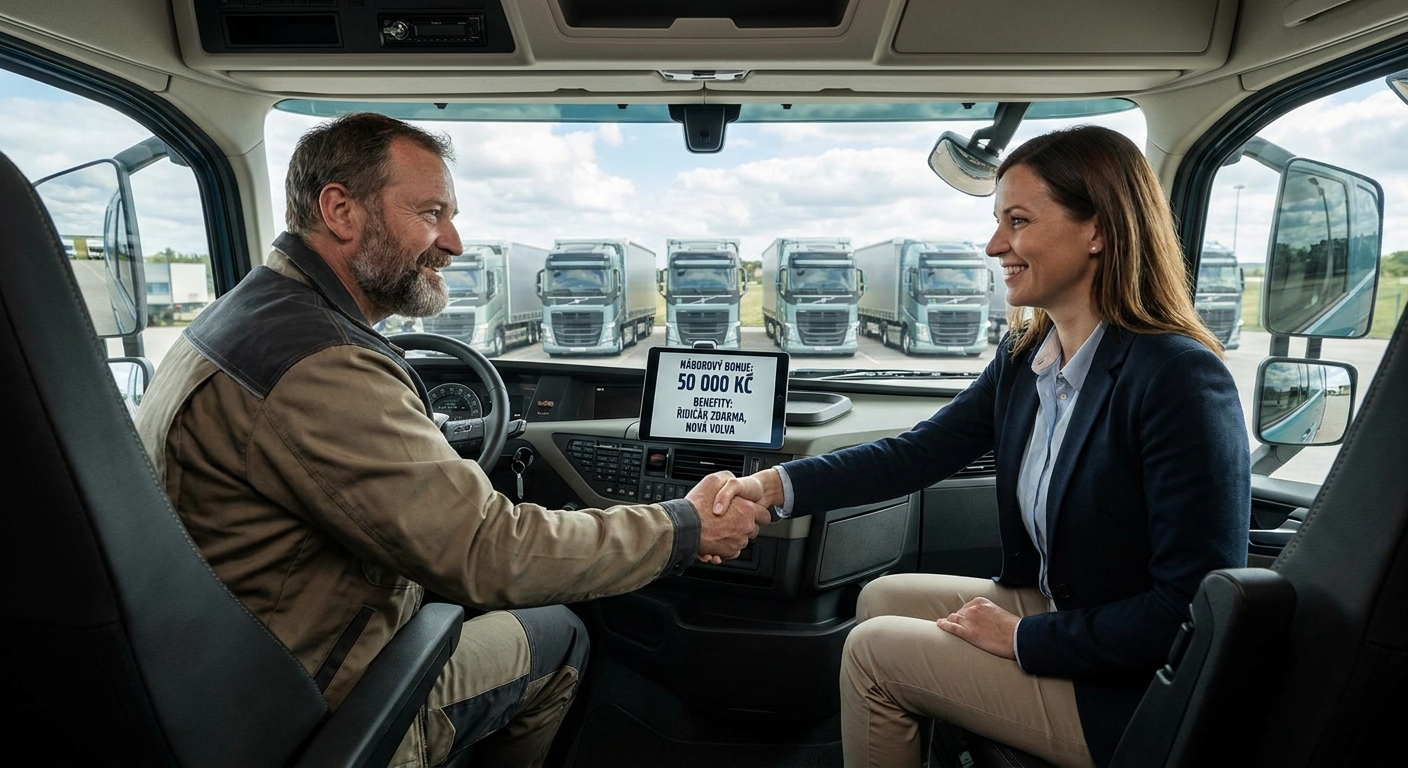 Plat 80 000 Kč a stačí vám jen řidičák. Tyto profese v roce 2026 zoufale hledají lidi a nabízejí náborové bonusy